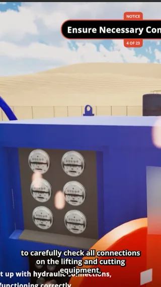 Pipe Cutting VR Training