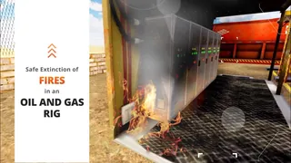 Extinguishing Fires Safely on an Oil & Gas Drilling Rig | VR Simulation