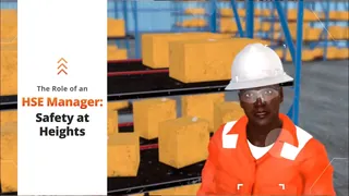 Work at Height Safety Training: HSE Manager Role Explained