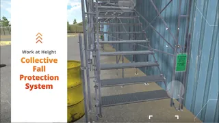 Working at Height | Collective Fall Protection System Simulation