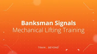 Banksman Signals for Crane Operations | VR Communication Safety Training