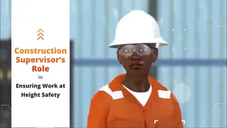 Construction Supervisor Work at Height Safety VR Training | Roles & Responsibilities