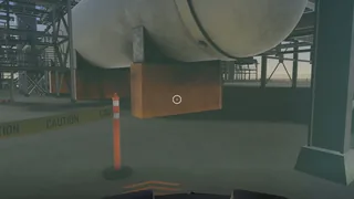 Refinery — a barricaded work area
