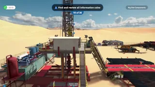 Rig site orientation — information points