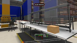Warehouse — receiving material