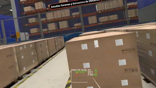 Warehouse — scan and read the location